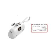 8000mAh DOSEN Power Bank DX268 Type-C 2 Output Head 2.1A - White