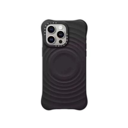 Black Shockproof Silicone Magnetic Phone Case