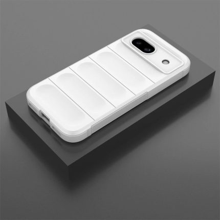 White Liquid Silicone Soft Shockproof Phone Case